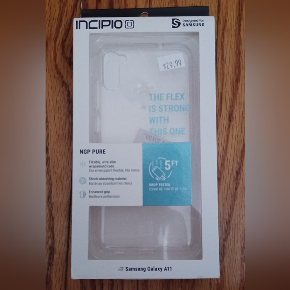 Samsung Galaxy A11 Incipio NPG Pure clear case